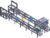 Double-Layer Reflux Double-Speed Chain Assembly Line – 3D Model SolidWorks