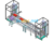 Double-Layer Conveyor Line With Lifting At Both Ends – 3D Model SolidWorks