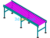 Air Conditioning-Accumulation Roller Line 2500X600X750 (Conveyor Line/Assembly Line) – 3D Model SolidWorks