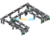 C-Type Conveyor Assembly Line – 3D Model SolidWorks