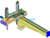 Forming Robot, Double-Section Double-Beam Mold Setting Robot – 3D Model SolidWorks