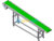 Machine Side Conveyor With Adjustable Height On Both Sides – 3D Model SolidWorks