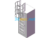 Square Tube Ladder Diagram – 3D Model SolidWorks